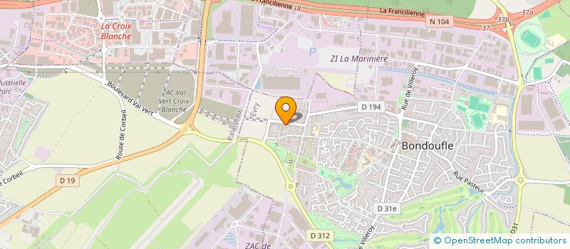 localisation de l'entreprise TT HOSTING ET CONSULTING  BONDOUFLE