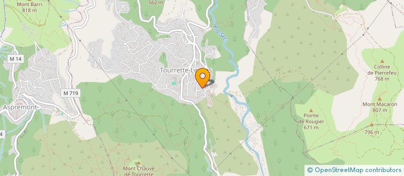 localisation de l'entreprise TT IMMO  TOURRETTE-LEVENS