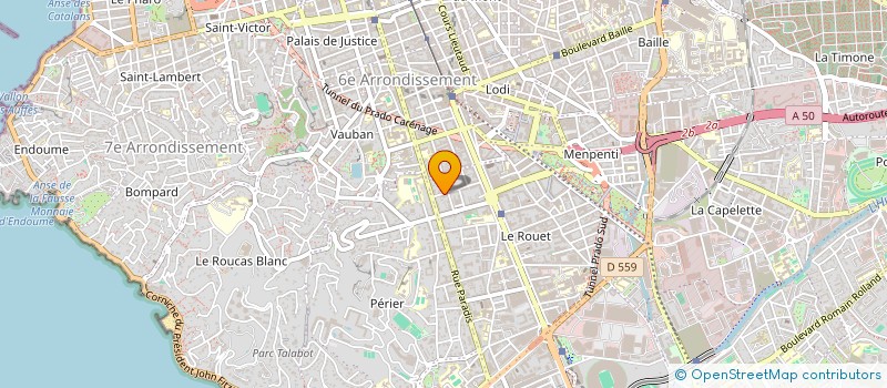 localisation de l'entreprise TT INVEST à MARSEILLE