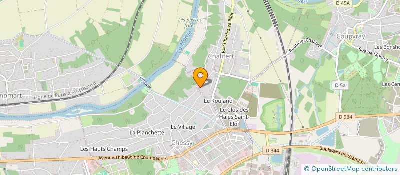 localisation de l'entreprise TT MANUTENTION  CHESSY