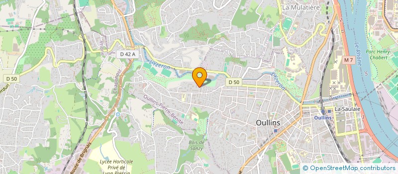 localisation de l'entreprise TT MARTIN BEDEL  OULLINS-PIERRE-BENITE