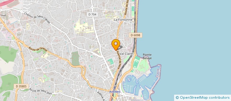 localisation de l'entreprise TT PERFORMANCE SANTE NUTRITION à ANTIBES