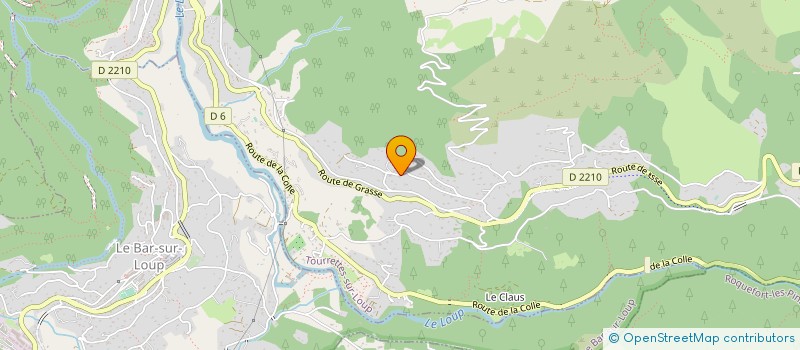 localisation de l'entreprise TT SERVICES à TOURRETTES-SUR-LOUP