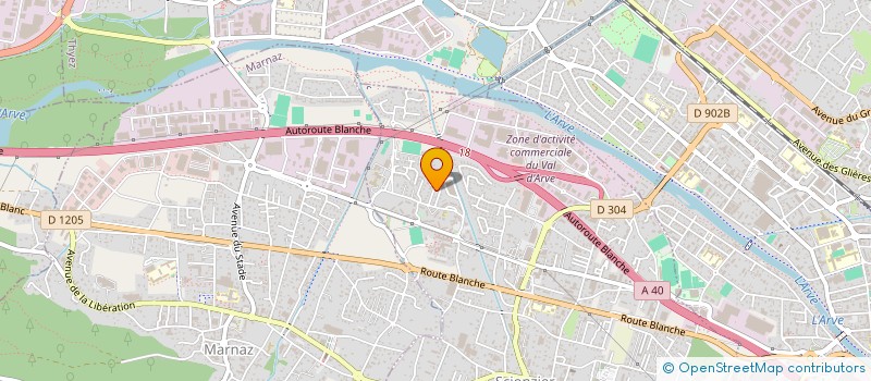 localisation de l'entreprise TT TRANSPORT  SCIONZIER