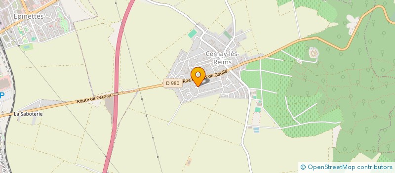 localisation de l'entreprise TT3 M  CERNAY-LES-REIMS