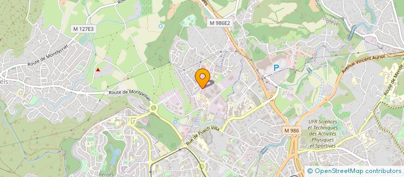 localisation de l'entreprise TTA à GRABELS