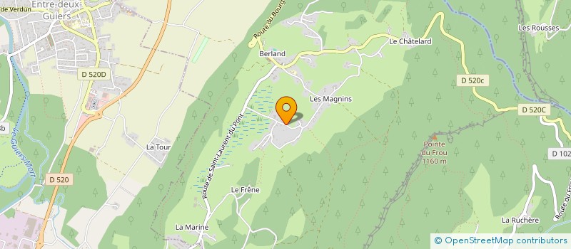 localisation de l'entreprise TTA (TOUS TRAVAUX ACROBATIQUES)  SAINT-CHRISTOPHE-SUR-GUIERS