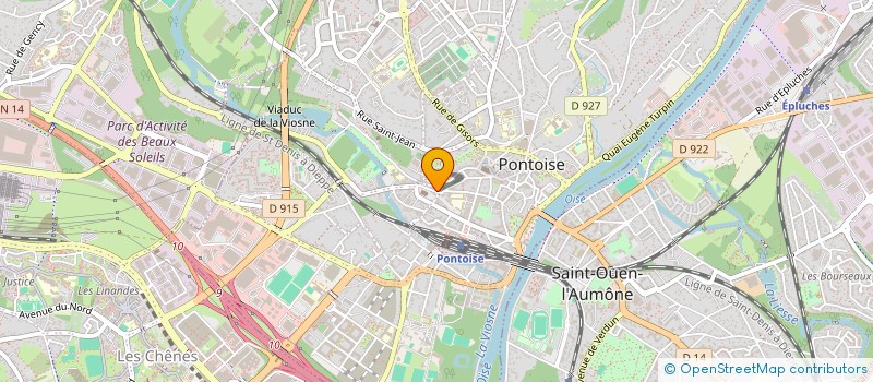 localisation de l'entreprise TTB  PONTOISE