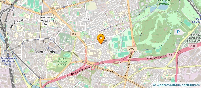 localisation de l'entreprise TTB à SAINT-DENIS