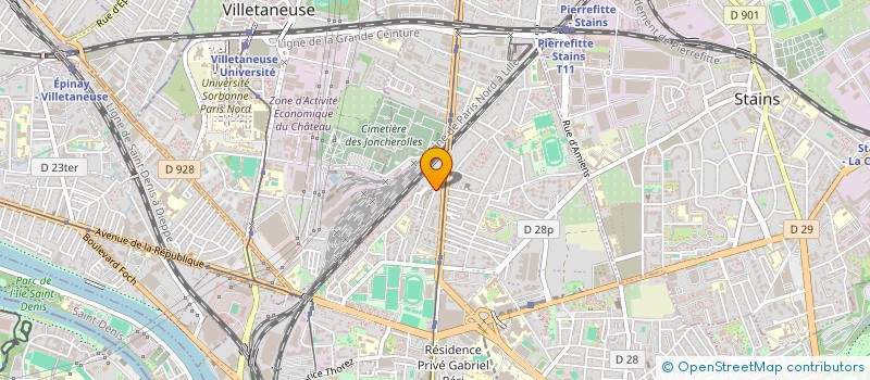 localisation de l'entreprise TTB TUIL TARTOUR BISMUTH à PIERREFITTE-SUR-SEINE
