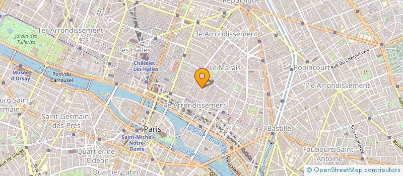 localisation de l'entreprise TTBM à PARIS 04