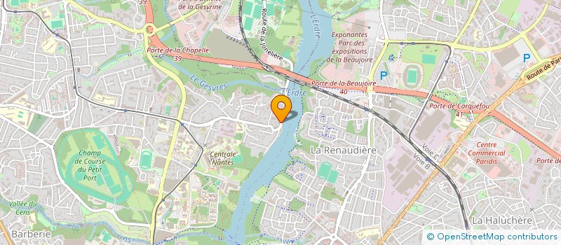 localisation de l'entreprise TTBM à NANTES