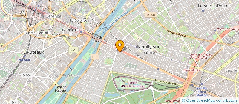 localisation de l'entreprise TTC TESTING FRANCE à NEUILLY-SUR-SEINE