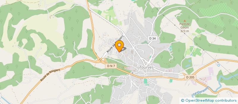 localisation de l'entreprise TTCE INVEST  TOURVES