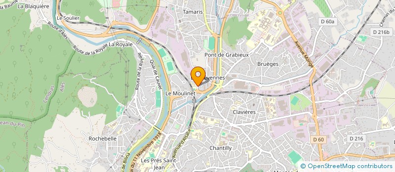 localisation de l'entreprise TTD  ALES