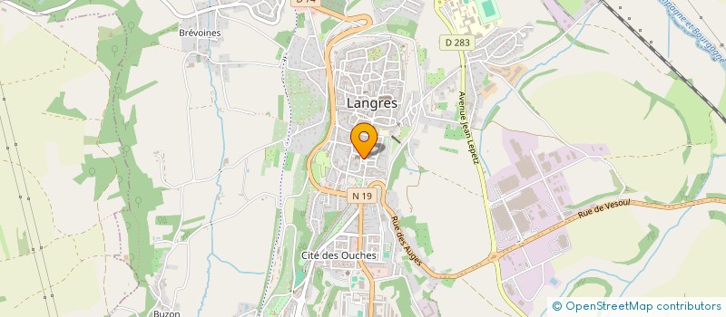 localisation de l'entreprise TTD FRANCE à LANGRES