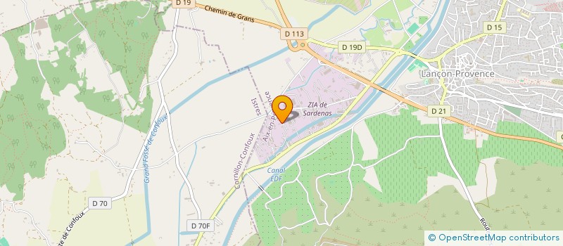 localisation de l'entreprise TTE à LANCON-PROVENCE