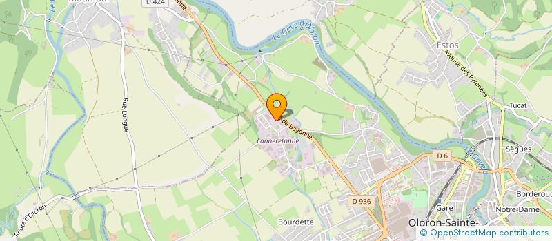 localisation de l'entreprise TTF INVEST  OLORON SAINTE MARIE