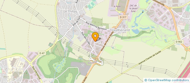 localisation de l'entreprise TTFE à LE THILLAY