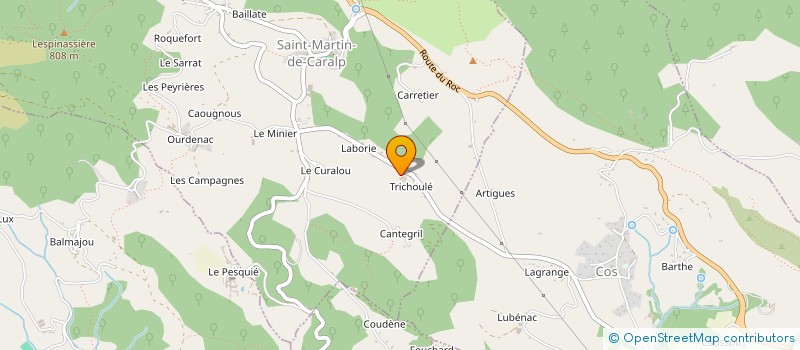 localisation de l'entreprise TTFR DETAILING à SAINT-MARTIN-DE-CARALP