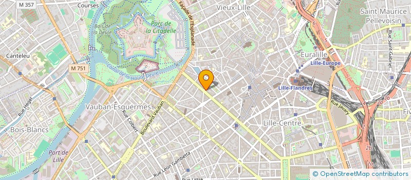 localisation de l'entreprise TTH à LILLE