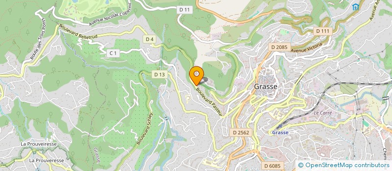 localisation de l'entreprise TTIBE  GRASSE