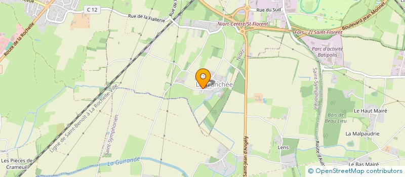 localisation de l'entreprise TTIE à NIORT