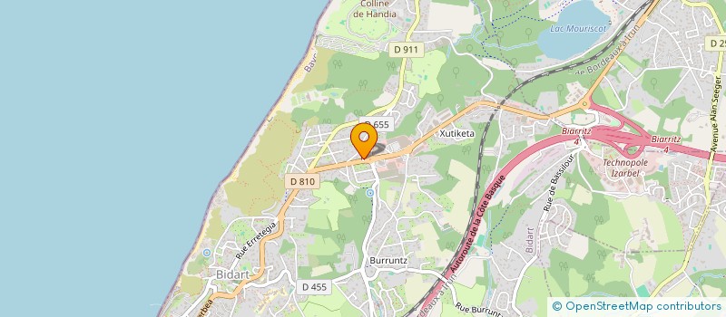 localisation de l'entreprise TTIPI TTAPA à BIDART