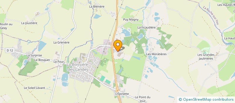 localisation de l'entreprise TTJ BESSAN à LA BOISSIERE-DES-LANDES