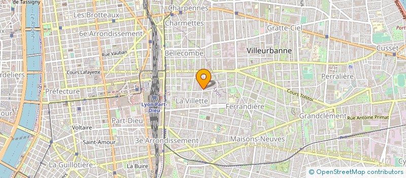 localisation de l'entreprise TTM  LYON