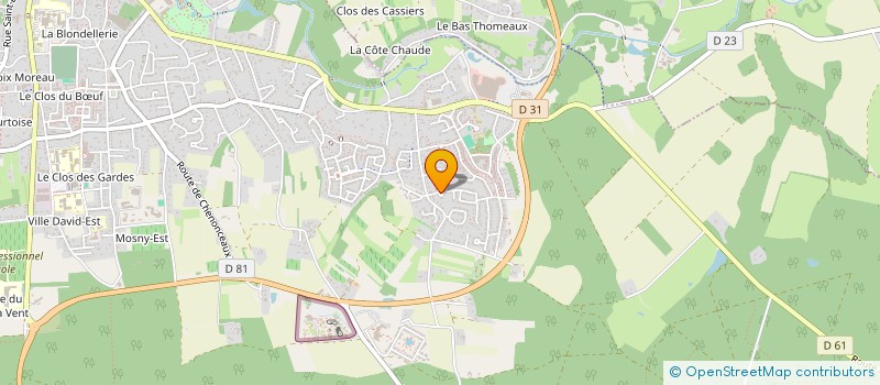 localisation de l'entreprise TTM à LA CROIX-EN-TOURAINE