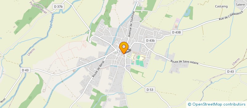 localisation de l'entreprise TTM à LHERM