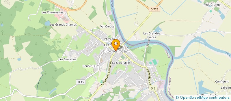 localisation de l'entreprise TTM CONSEIL à LA ROCHE-POSAY