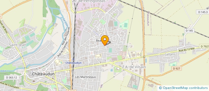 localisation de l'entreprise TTM FRANCE à CHATEAUDUN