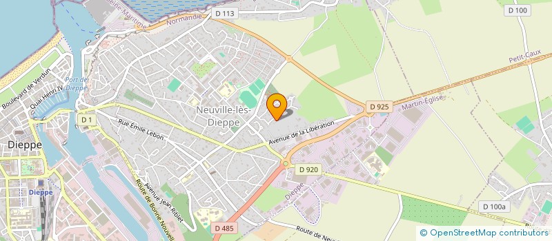 localisation de l'entreprise TTM RENOVATIONS à DIEPPE