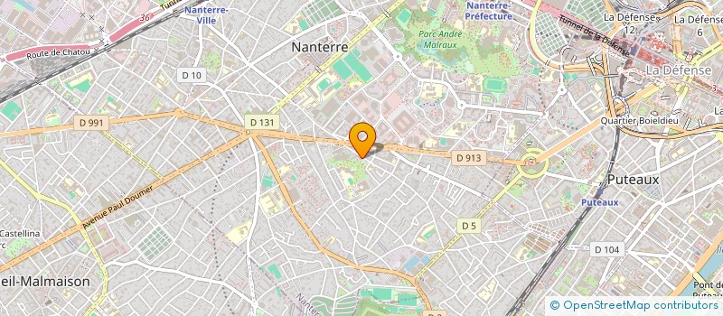 localisation de l'entreprise TTM TRANSACTIONS  NANTERRE