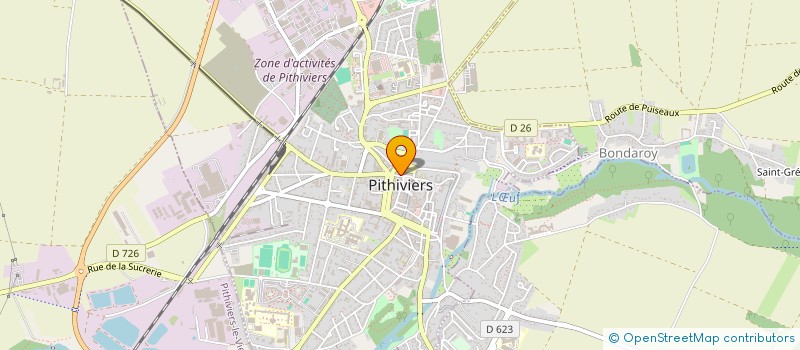 localisation de l'entreprise TTM TRAVAUX PUBLICS à PITHIVIERS