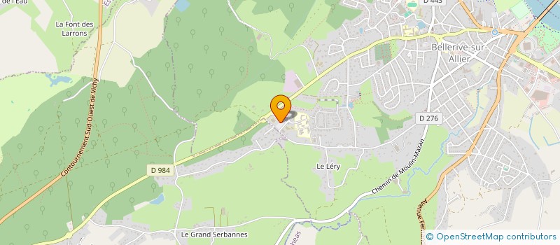 localisation de l'entreprise TTMB VICHY à BELLERIVE-SUR-ALLIER