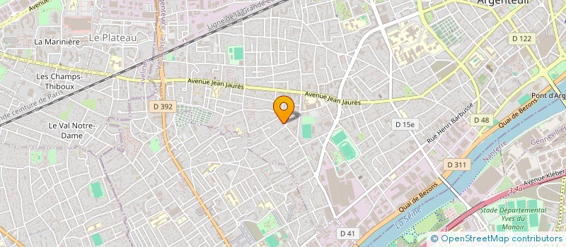 localisation de l'entreprise TTMC  ARGENTEUIL