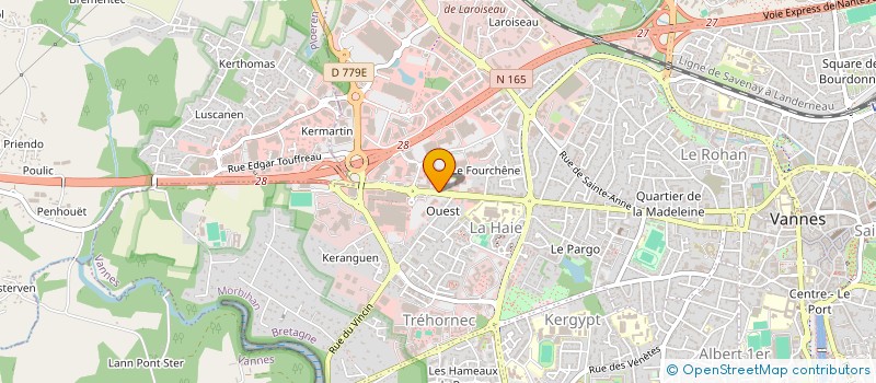 localisation de l'entreprise TTO à VANNES