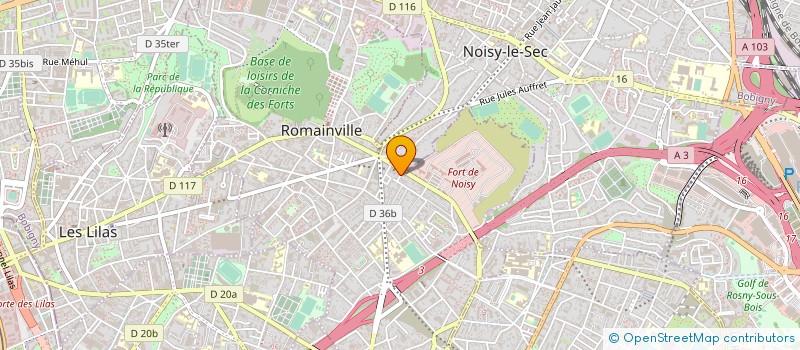 localisation de l'entreprise TTO-BAT à ROMAINVILLE