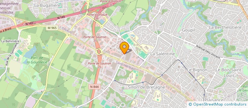 localisation de l'entreprise TTO NANTES à ORVAULT