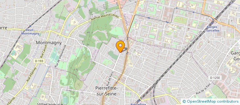 localisation de l'entreprise TTP à PIERREFITTE-SUR-SEINE