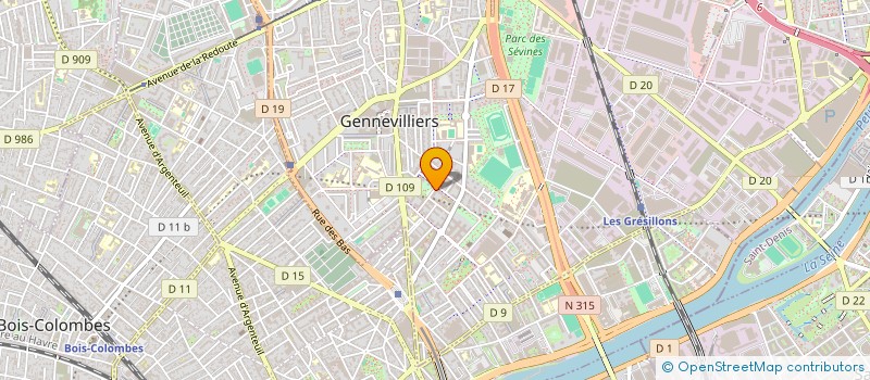 localisation de l'entreprise TTP à GENNEVILLIERS