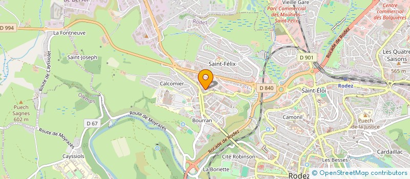 localisation de l'entreprise TTP TRAINING  RODEZ