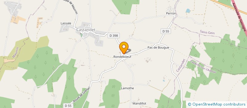 localisation de l'entreprise TTPS  CASTANDET