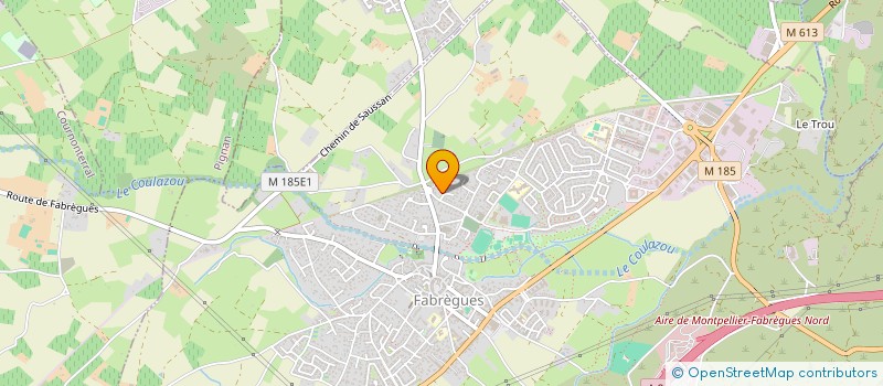 localisation de l'entreprise TTPV  FABREGUES