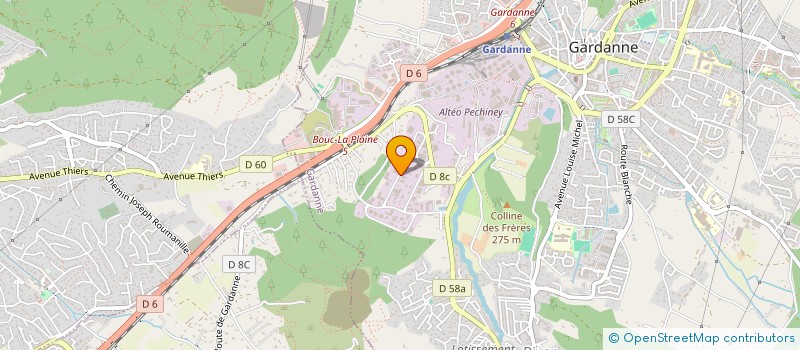 localisation de l'entreprise TTRBT13 à GARDANNE
