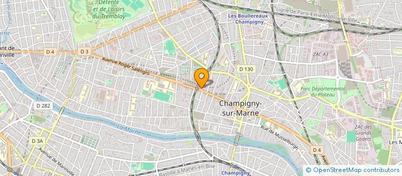 localisation de l'entreprise TTS 92  CHAMPIGNY-SUR-MARNE