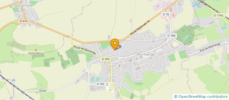 localisation de l'entreprise TTS EST  MORHANGE